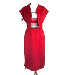 Vintage 1970’s Victor Costa Summer Dress & Jacket